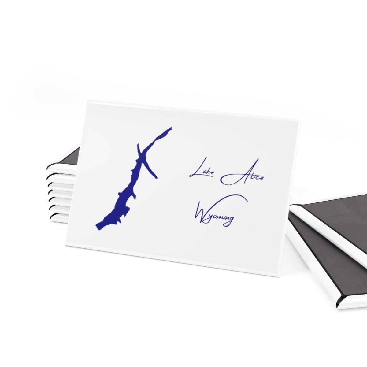 Wyoming Lake Alice Magnet front position view from set 2 x 3.webp