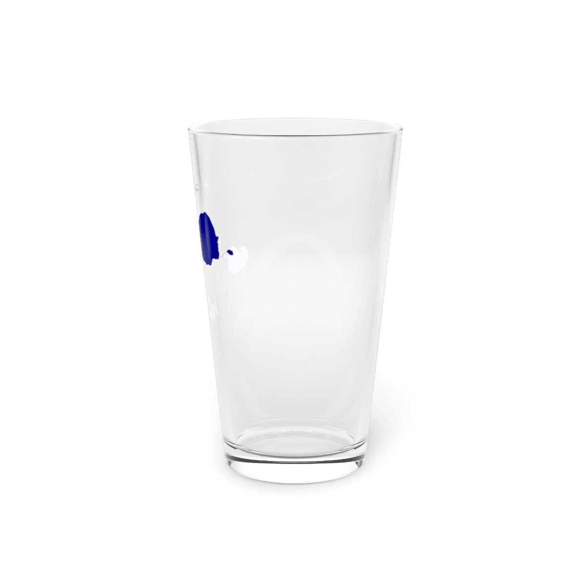 Wyoming Lake Hattie 16oz Pint Glass front position view from right 16oz.webp