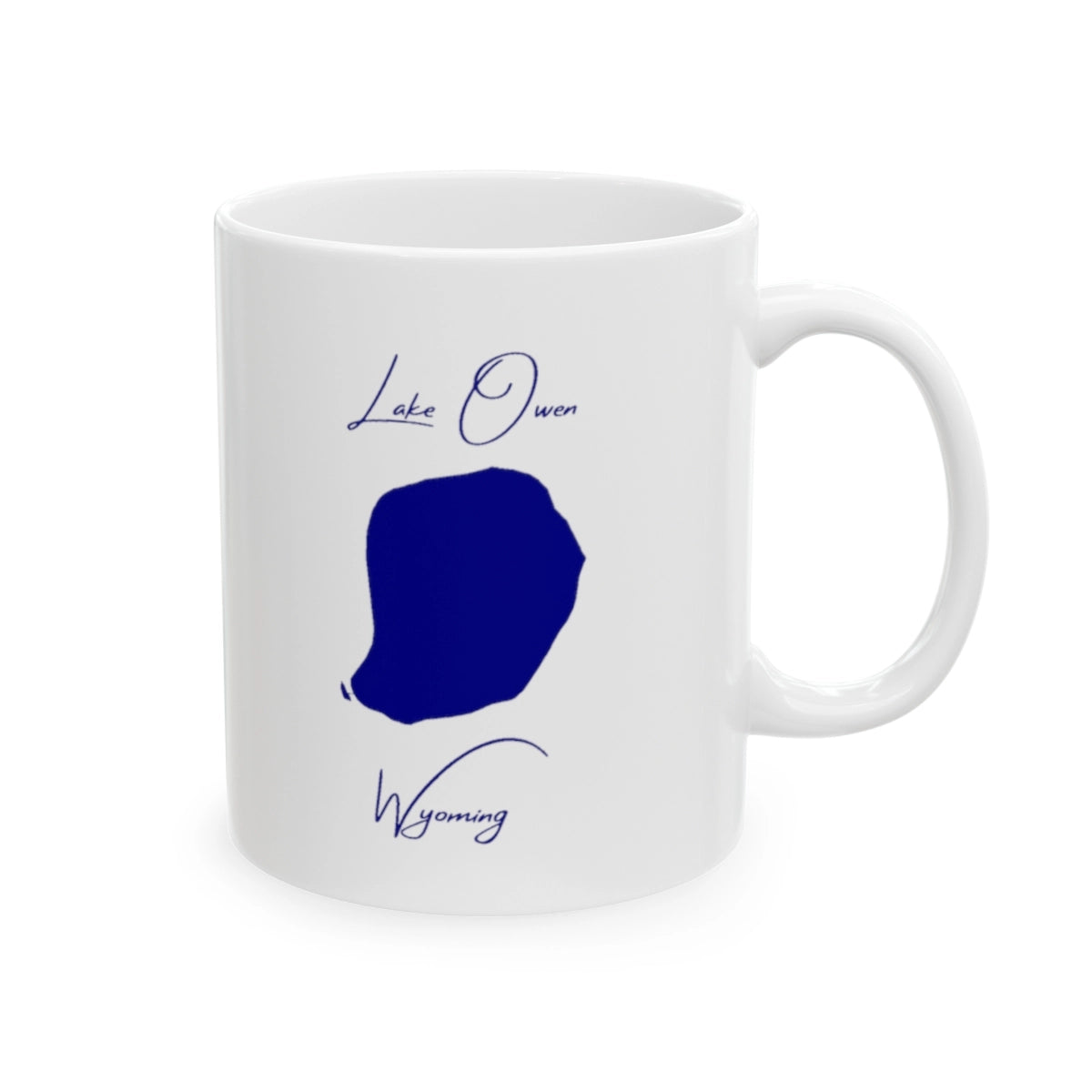Wyoming Lake Owen Ceramic Mug other position view from right 11oz.webp