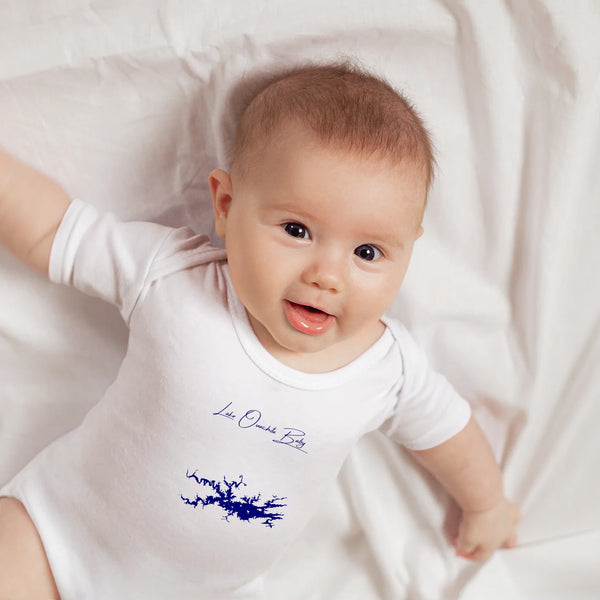 lifestyle image of Lake Ouachita Arkansas Onesie