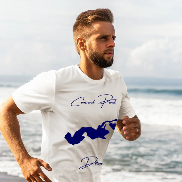 lifestyle image of Concord Pond Delaware T-shirt