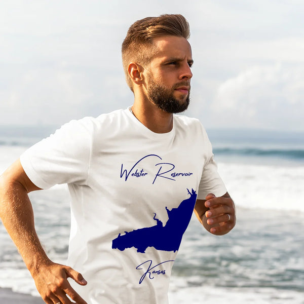 lifestyle image of Webster Reservoir Kansas T-shirt