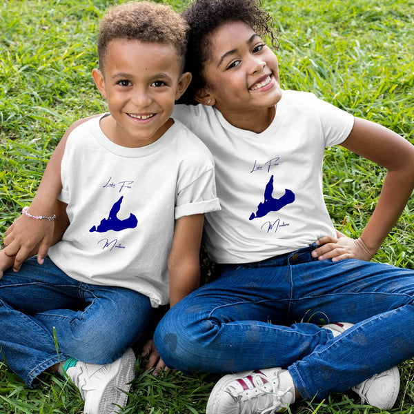 lifestyle image of Lake Five Montana Youth T-shirt
