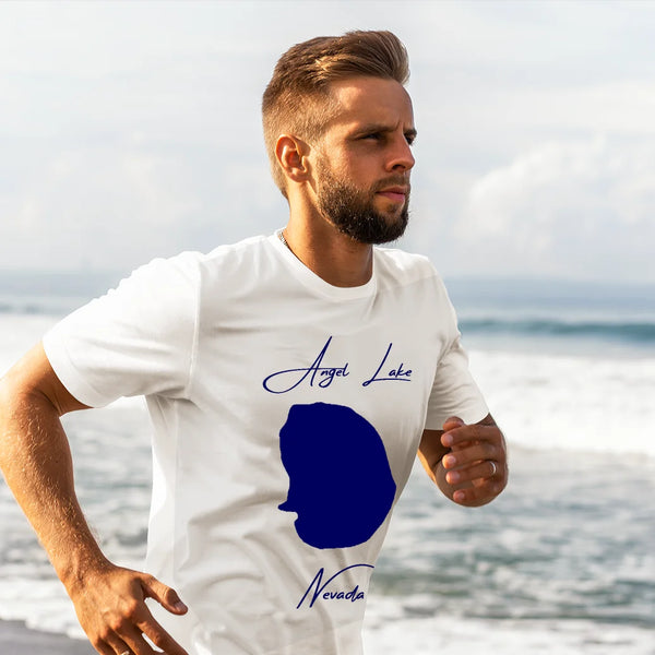 lifestyle image of Angel Lake Nevada T-shirt