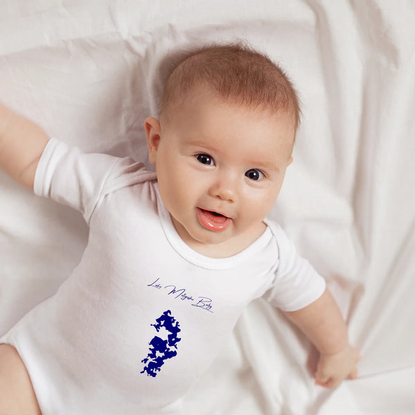 lifestyle image of Lake Metigoshe North Dakota Onesie