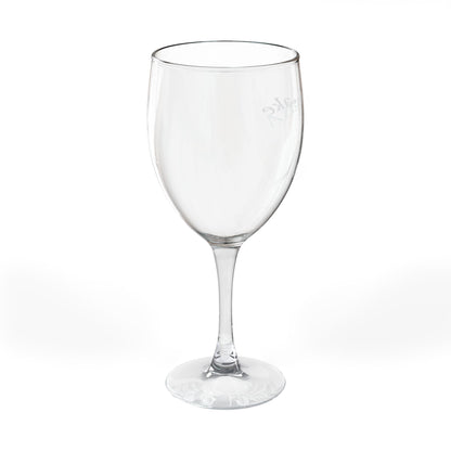 Engraved Wine Glass Aziscohos Lake Maine