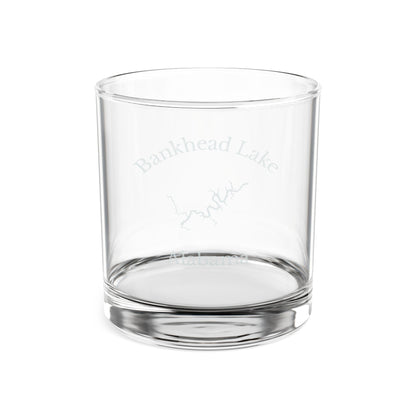 Engraved Whiskey Glass Bankhead Lake Alabama