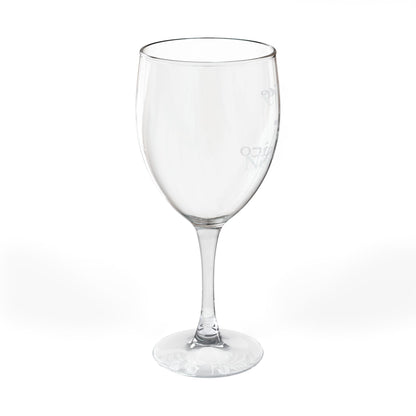 Engraved Wine Glass Ute Lake New Mexico