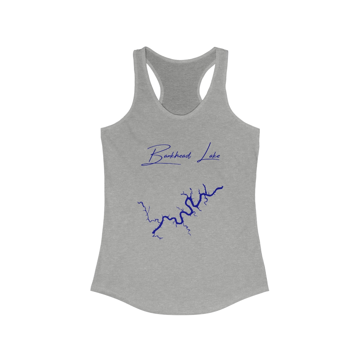 Alabama  Bankhead  Lake  Racerback-Tank  front  position  view  from  front  heather  grey.webp
