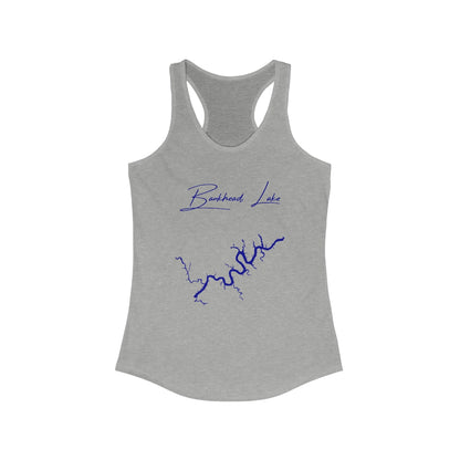 Alabama  Bankhead  Lake  Racerback-Tank  front  position  view  from  front  heather  grey.webp