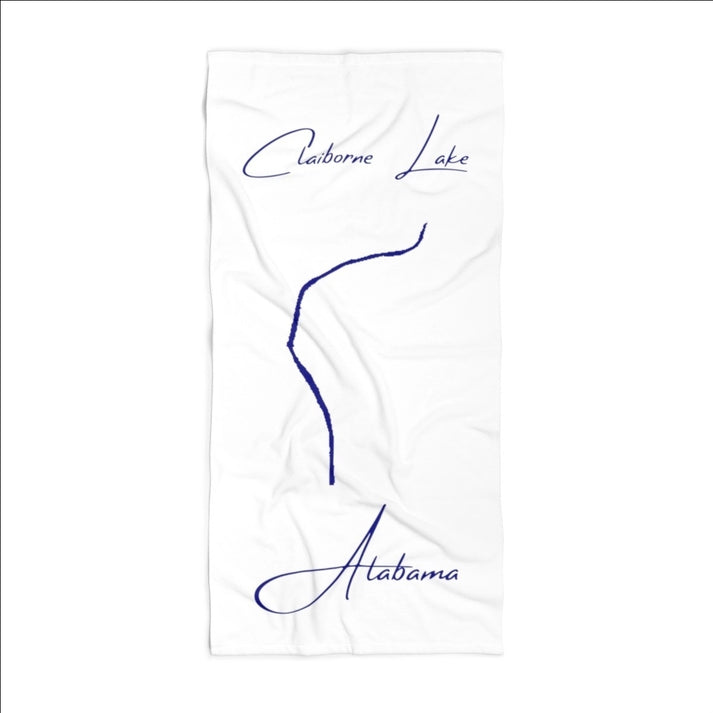 Alabama  Claiborne  Lake  Beach  Towel  front  position  view  from  front  30  x  60.webp
