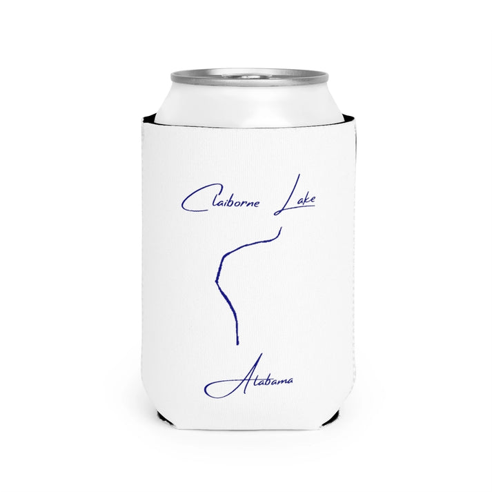 Alabama  Claiborne  Lake  Can  Koozie  front  position  view  from  front-2  white.webp