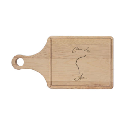 Alabama  Claiborne  Lake  Engraved  Cutting  Board  front  position  view  from  front  maple.webp