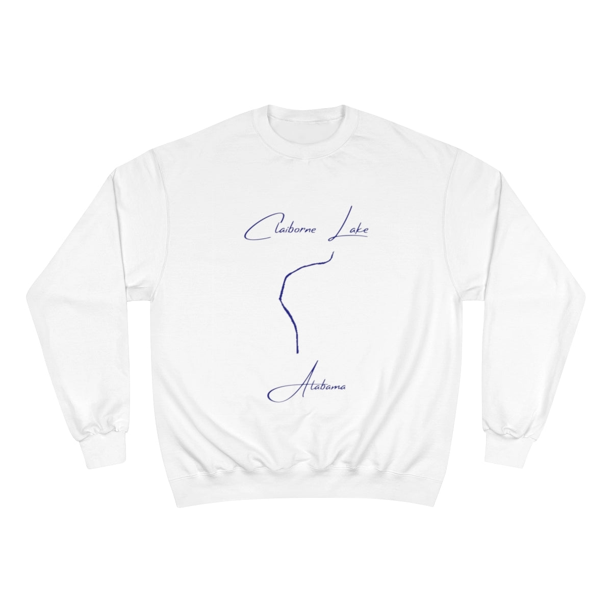 Alabama  Claiborne  Lake  Sweatshirt  front  position  view  from  front  white.webp