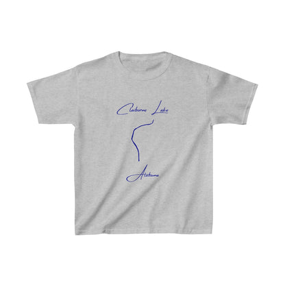 Alabama  Claiborne  Lake  Youth  T-shirt  front  position  view  from  front  sport  grey.webp