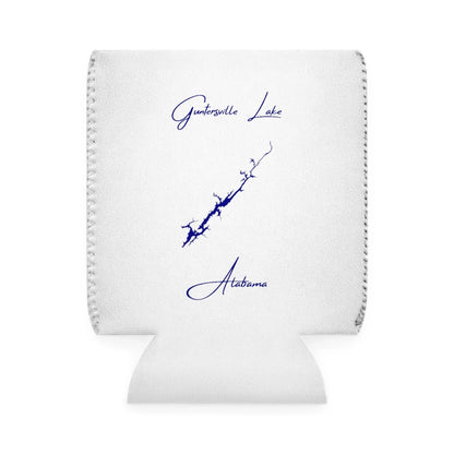 Alabama  Guntersville  Lake  Can  Koozie  front  position  view  from  front-1  white.webp