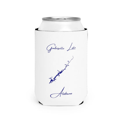 Alabama  Guntersville  Lake  Can  Koozie  front  position  view  from  front-2  white.webp