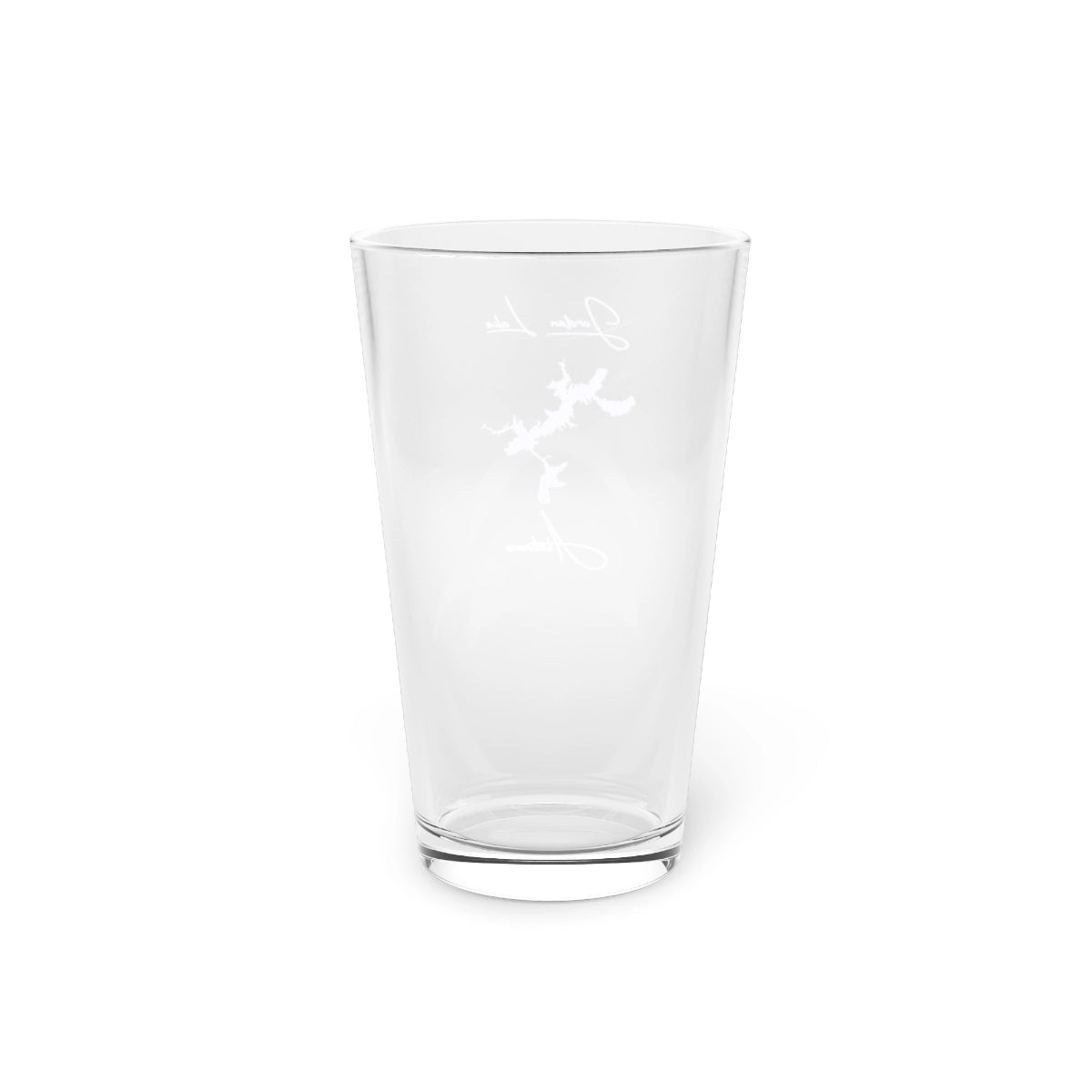 Alabama  Jordan  Lake  16oz  Pint  Glass  front  position  view  from  back  16oz.webp