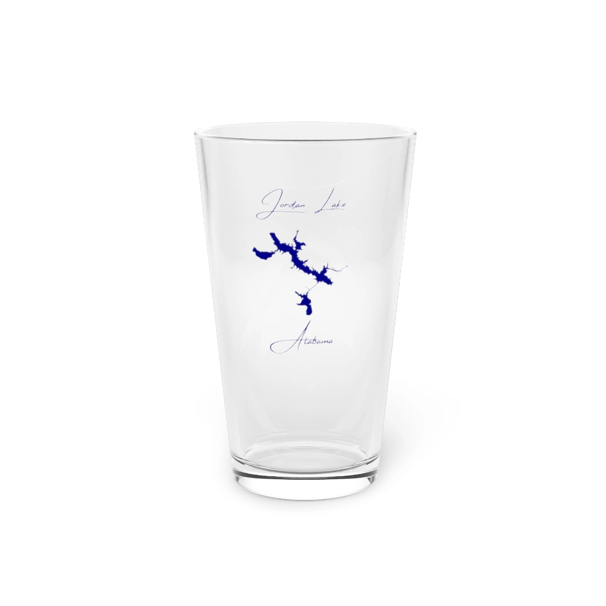 Alabama  Jordan  Lake  16oz  Pint  Glass  front  position  view  from  front  16oz.webp