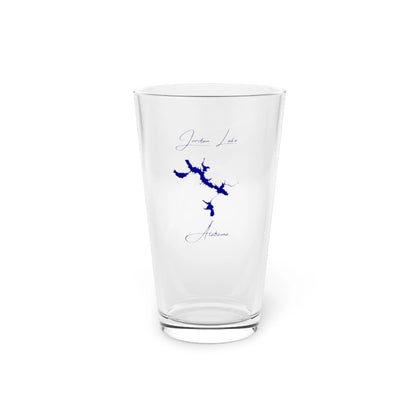 Alabama  Jordan  Lake  16oz  Pint  Glass  front  position  view  from  front  16oz.webp