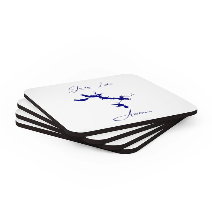 Alabama  Jordan  Lake  Coaster  Set  front  position  view  from  stacked  3.75  x  3.75.webp