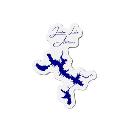 Alabama  Jordan  Lake  Die  Cut  Magnet  front  position  view  from  front  4  x  4.webp