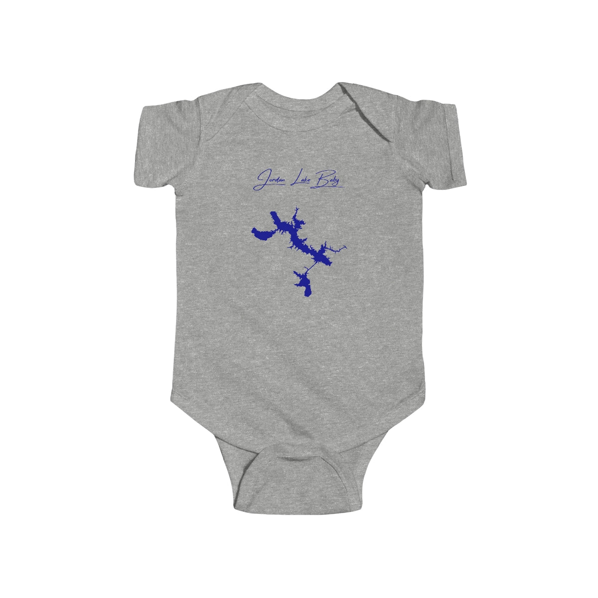 Alabama  Jordan  Lake  Onesie  front  position  view  from  front  heather.webp
