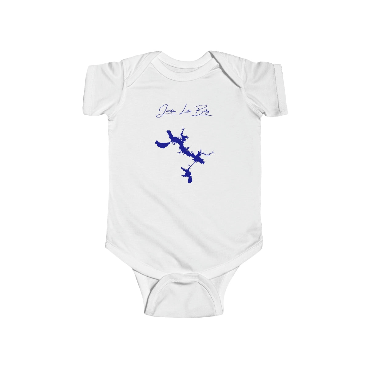 Alabama  Jordan  Lake  Onesie  front  position  view  from  front  white.webp