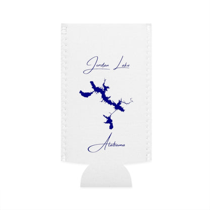 Alabama  Jordan  Lake  Slim  Can  Koozie  front  position  view  from  flat-front  white.webp