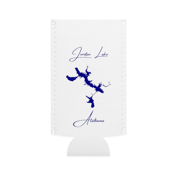 Alabama  Jordan  Lake  Slim  Can  Koozie  front  position  view  from  flat-front  white.webp