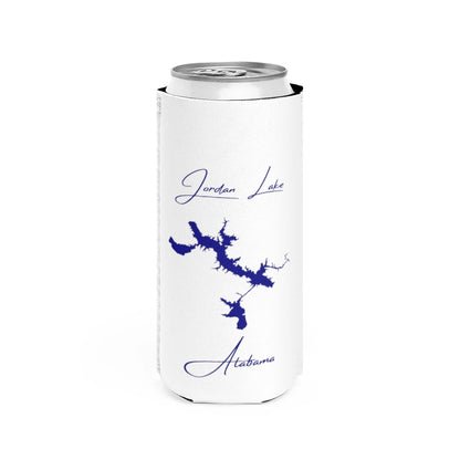 Alabama  Jordan  Lake  Slim  Can  Koozie  front  position  view  from  front  white.webp