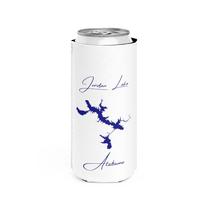 Alabama  Jordan  Lake  Slim  Can  Koozie  front  position  view  from  front  white.webp