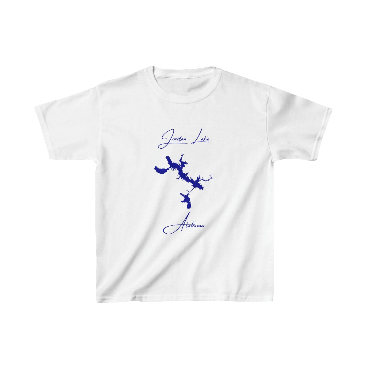 Alabama  Jordan  Lake  Youth  T-shirt  front  position  view  from  front  white.webp