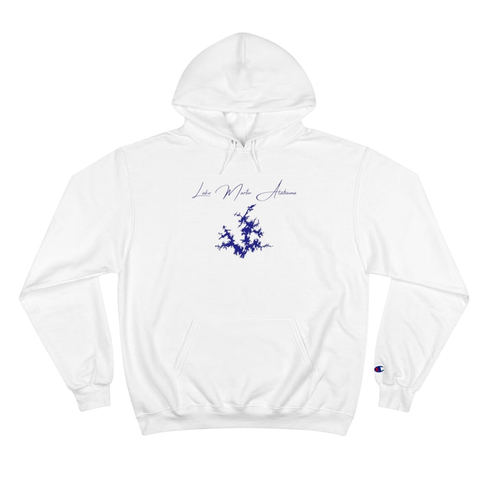 Alabama  Lake  Martin  Hoodie  front  position  view  from  front  white.webp