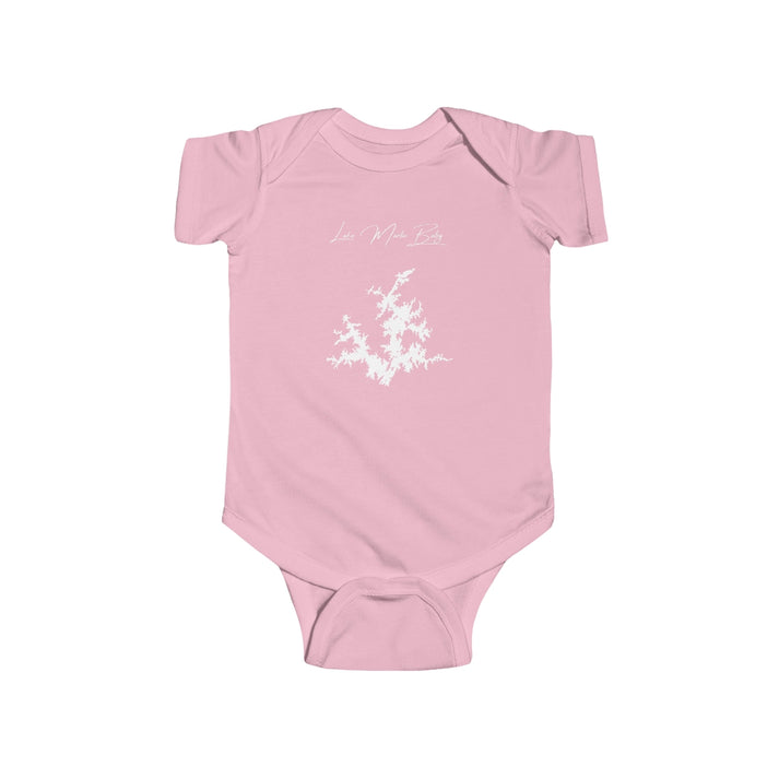 Alabama  Lake  Martin  Onesie  front  position  view  from  front  pink.webp
