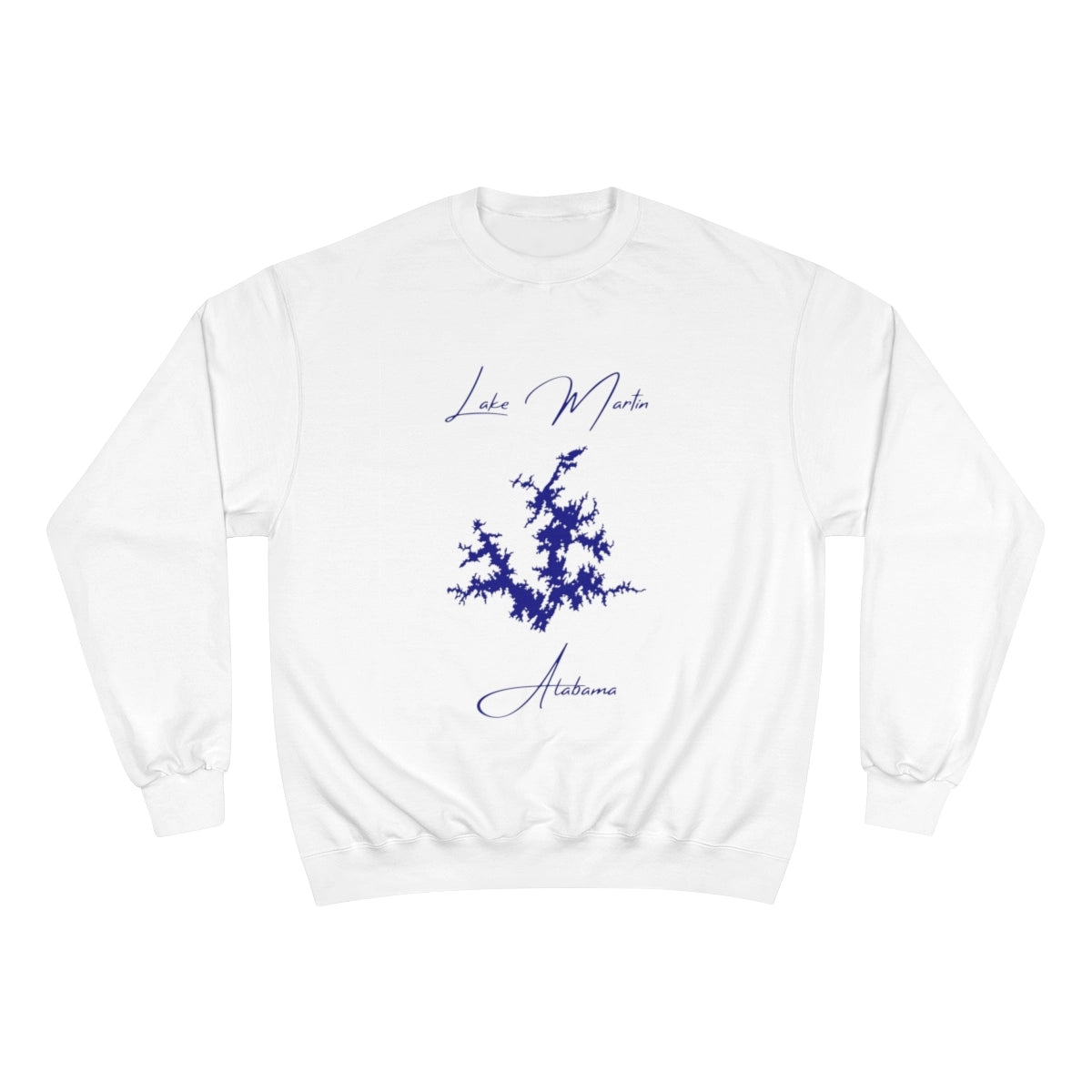 Alabama  Lake  Martin  Sweatshirt  front  position  view  from  front  white.webp