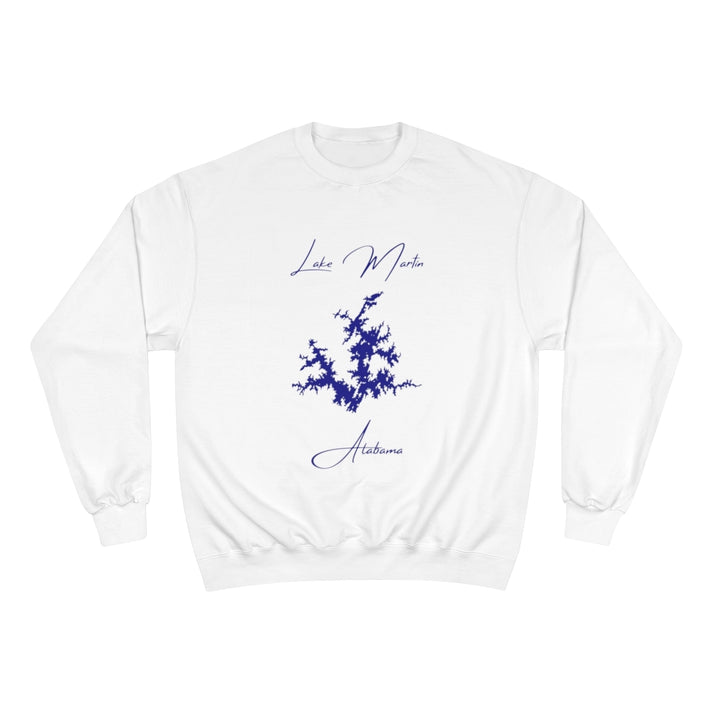 Alabama  Lake  Martin  Sweatshirt  front  position  view  from  front  white.webp