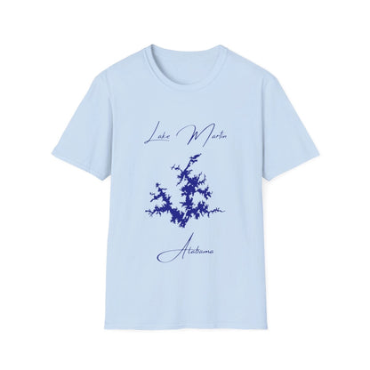 Alabama  Lake  Martin  T-shirt  front  position  view  from  front  light  blue.webp