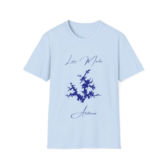 Alabama  Lake  Martin  T-shirt  front  position  view  from  front  light  blue.webp