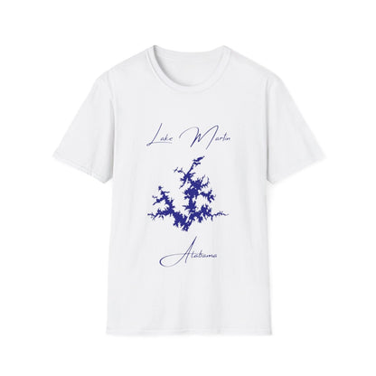 Alabama  Lake  Martin  T-shirt  front  position  view  from  front  white.webp