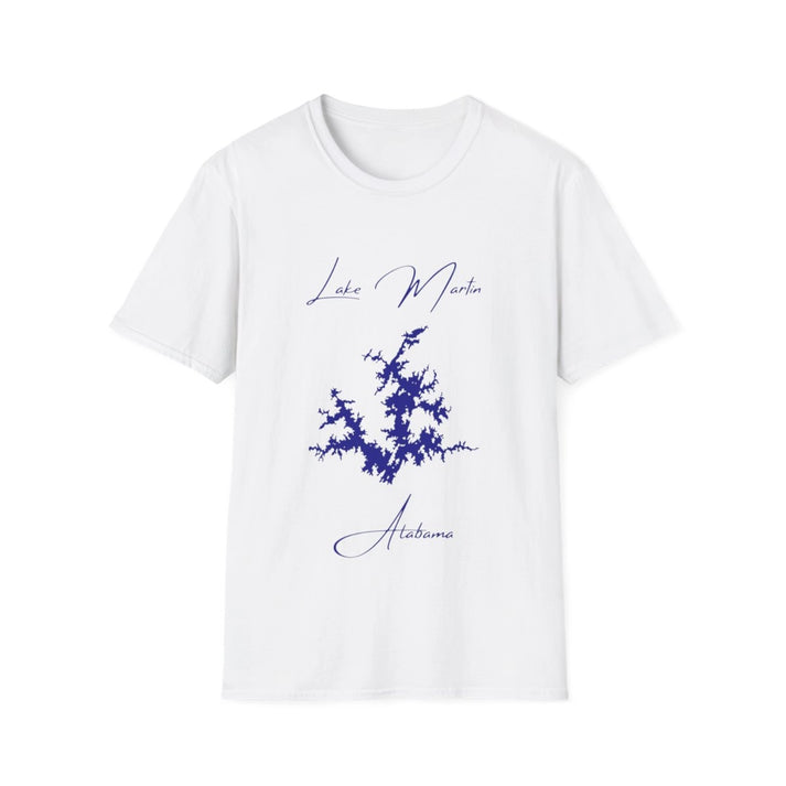 Alabama  Lake  Martin  T-shirt  front  position  view  from  front  white.webp