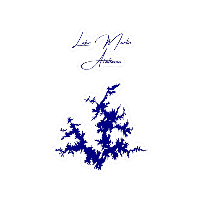 Alabama  Lake  Martin  Vinyl  Decal  other  position  view  from  front  4  x  6.webp