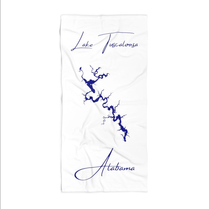 Alabama  Lake  Tuscaloosa  Beach  Towel  front  position  view  from  front  36  x  72.webp