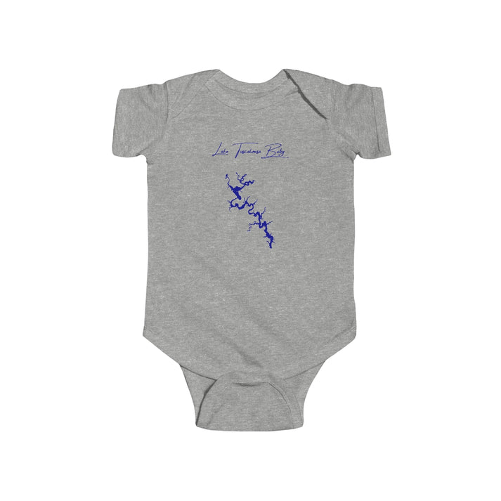 Alabama  Lake  Tuscaloosa  Onesie  front  position  view  from  front  heather.webp
