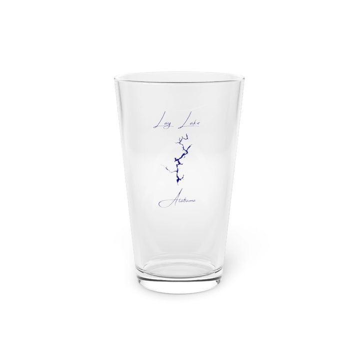 Alabama  Lay  Lake  16oz  Pint  Glass  front  position  view  from  front  16oz.webp