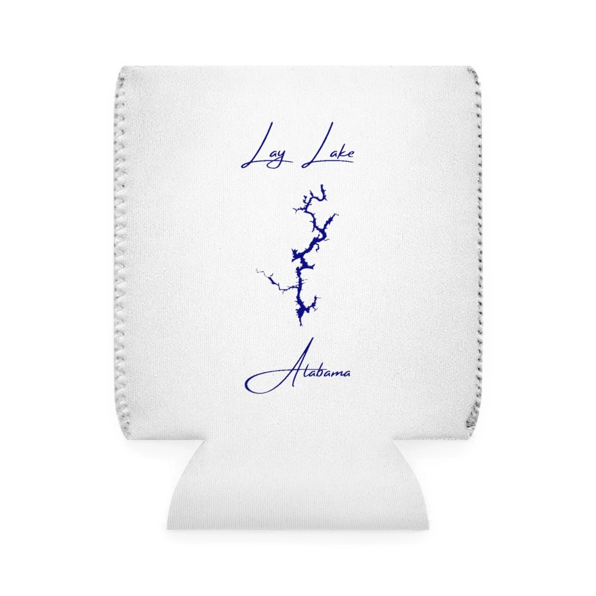 Alabama  Lay  Lake  Can  Koozie  front  position  view  from  front-1  white.webp