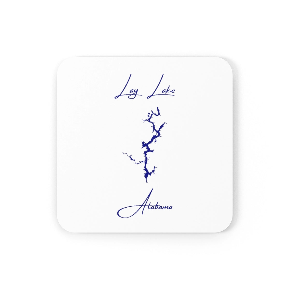 Alabama  Lay  Lake  Coaster  Set  front  position  view  from  front  3.75  x  3.75.webp