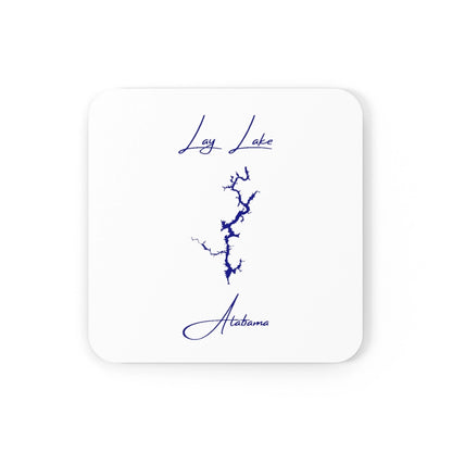 Alabama  Lay  Lake  Coaster  Set  front  position  view  from  front  3.75  x  3.75.webp