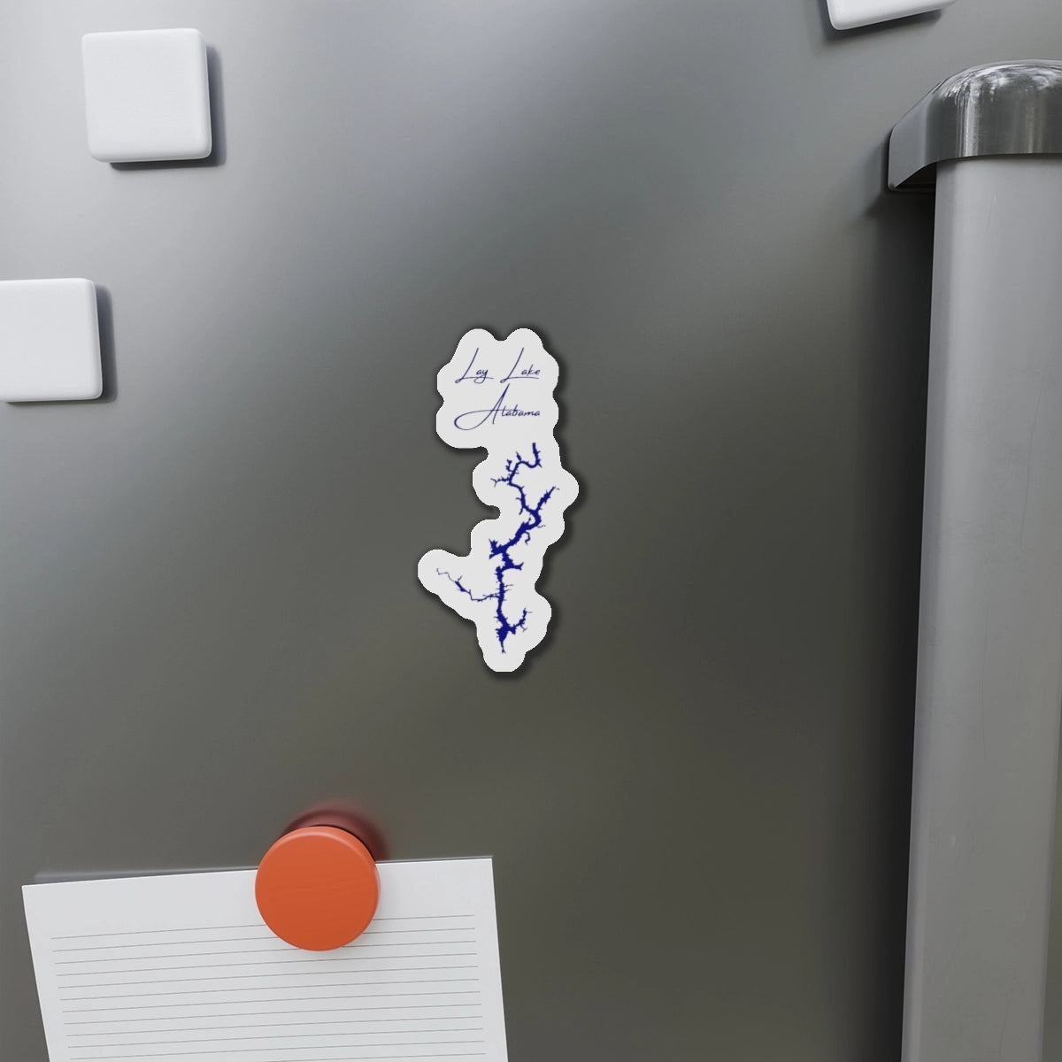 Alabama  Lay  Lake  Die  Cut  Magnet  front  position  view  from  context-1  4  x  4.webp