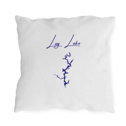 Alabama  Lay  Lake  Outdoor  Pillow  back  position  view  from  back  18  x  18.webp